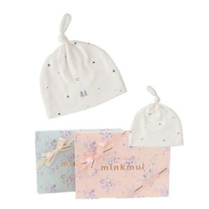 [밍크뮤]SC 선물포장(크림)리틀스타모달모자(35A7001015)2025FW 신생아선물 출산준비