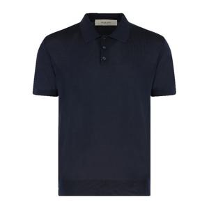 골든구스 네이비 블루 반팔 폴로 셔츠 GMP01412P001041 50501