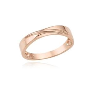 [로이드] 리본 웨이브 남성 반지 커플링 LRM20029T