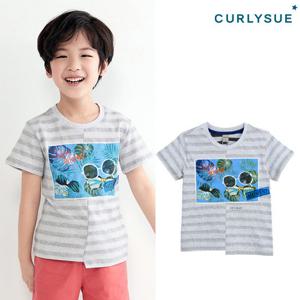 [컬리수]아동 헤링본 언발 티셔츠 COM2GQTS51