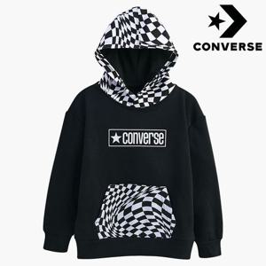 [플레이키즈프로]아동 체커 풀오버 후드티셔츠 E211SW121P