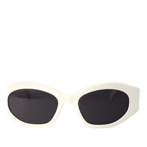 셀린느 화이트 캣아이 블랙 렌즈 선글라스 CL40238U 25A 55