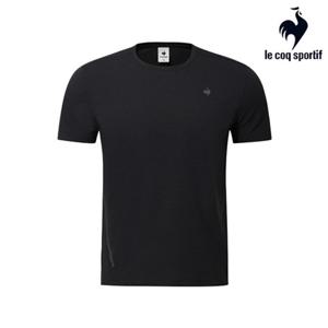 [르꼬끄] 남녀공용 유니 라이트벤쳐 레귤러핏 듀얼플렉스 에센셜 반팔티 QQ313ERS72_BLK