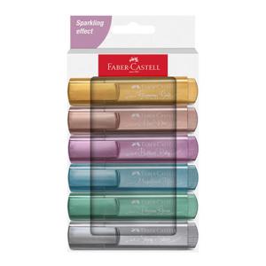 아트박스/호사문구 파버 메탈릭 텍스트라이너 형광펜 6입