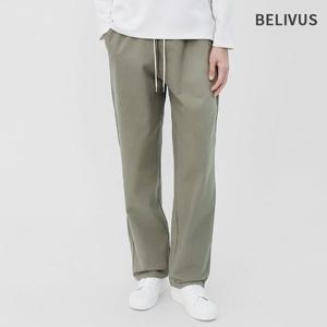 빌리버스 남성 와이드 팬츠 밴딩 사계절 면바지 BHL087