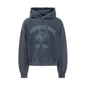 디스퀘어드2 후드 티셔츠 S74GU0848S25030 524 NAVY BLUE