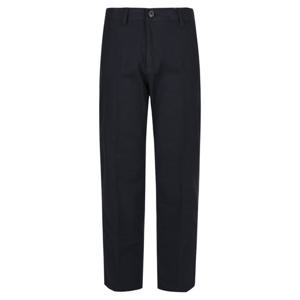 남자 여름 베이직 테이퍼드 스판 린넨 팬츠 NE-PTS-Q024-네이비