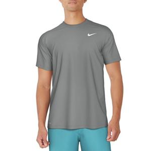 나이키스윔 NESSA586-051 남성 에센셜 숏슬리브 래쉬가드 아이언 그레이 - 남성 래쉬가드