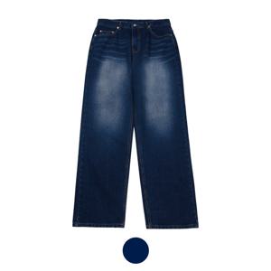 [파파브로]세미와이드 베이직 넓은 핏 청바지 UP-JEA-8072
