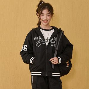 [오션스카이] 여아 후드 바시티 점퍼-EEJG4151B03