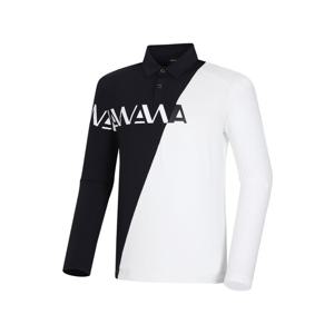 [와이드앵글]남성 TO 언발란스 컬러블럭 폴로 티셔츠 WMP24234Z1