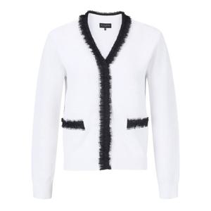 [세인트앤드류스]여성 레이스 프릴 니트 가디건 (821E1SD101WH)