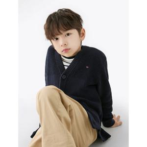[타미힐피거칠드런2] 립 믹스 가디건 T42F6WCD050BT1 3T 16세
