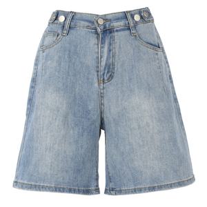 [에이비에프지]반 밴딩 5부 데님 반바지 APZ3HE36H