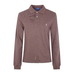 랄프로렌 롱 슬리브 니트 폴로 셔츠 710681126096 NUTMEG