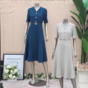 [미니멈]MD 심플 브이넥 원피스 MD MMZBGWO4930 M_CJ