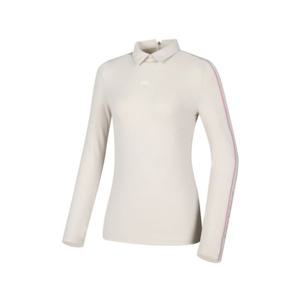 [와이드앵글]여성 TO PRO 니트 포인트 백 집 폴로 티셔츠 L WWU24231SA