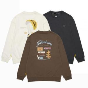 내셔널지오그래픽키즈  (K253USW040) 시즌 그래픽 맨투맨 티셔츠 긴팔