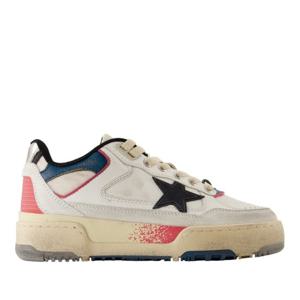 골든구스 화이트 라운드 토 42 스니커즈 GWF00630 F007371 8295