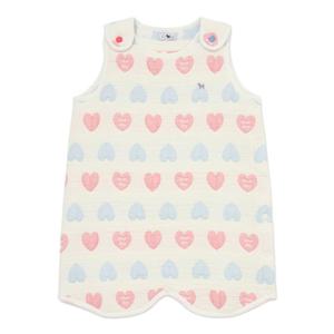 [블루독베이비8] FW25(PK)하트슬리핑가운 HJ (45A7000902) (BLUEDOG BABY 유아 출산 백일 선물 도트 강아지