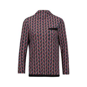 [벨리시앙]반하이넥 앞포켓 져지블라우스 BL4134