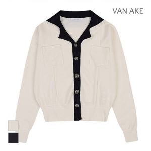 [반에이크][반에이크] 카_라배색디자인 니트가디건_VB34KCQ305Z