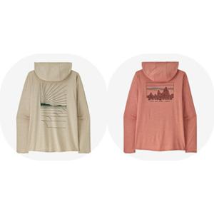 [파타고니아코리아] 45535Q7 여성 우먼즈 캐필린 쿨 그래픽 후디 티셔츠 Capilene Cool Daily Hoody PG