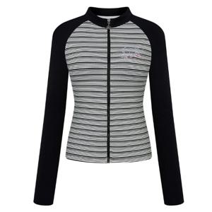 [아레나]여성 스플릿 레귤러핏 집업 래쉬가드 A5BL1PQ13BLK