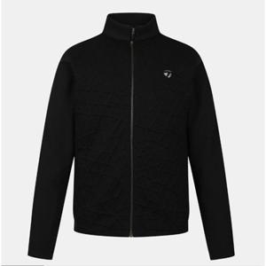 테일러메이드  2025 F W 남성 엠보 져지 하이브리드 점퍼 TMJUO3203-199 블랙