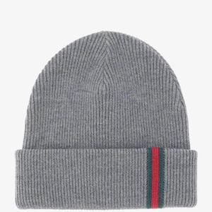 구찌 웹 디테일 울 비니 8341924G200 1100 Grey