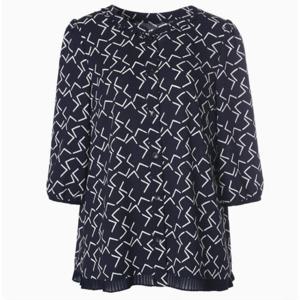 [벨리시앙]라운드넥 밑단프릴 블라우스 BL4233