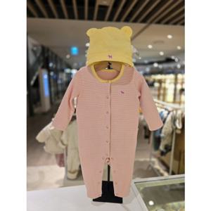 [블루독베이비] 25 FW(OR)캔디골지세트우주복(45C7004112) 신생아 출산 백일 선물 조카 유아 아가옷 모자 (