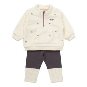 [블루독베이비8] 25FW (CR) BI 골벨로아 아노락SET HJ (45C1361010) (BLUEDOG BABY 유아 출산 백일 선물 도