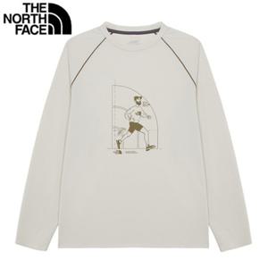 노스페이스 NT7TR51B 남여공용 레귤러핏 런닝티 살리오 라운드 긴팔 티셔츠
