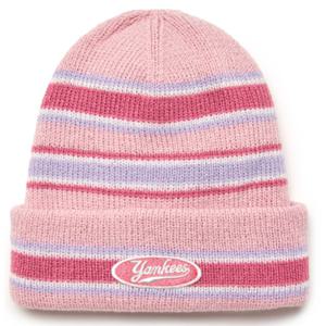 MLB 키즈 바시티 스트라이프 비니(7ABNV0256-50PKM)