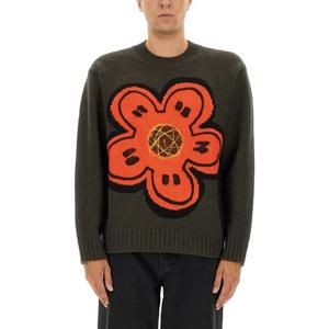 겐조 울 크루넥 니트 스웨터 FF65PU7413CK 50