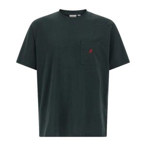 그라미치 로고 자수 프론트 포켓 티셔츠 G304OGJ VINTAGEBLACK