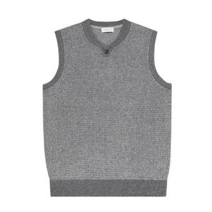 AUSTINREED HC06 그레이 방모 베스트 니트 AWP25304