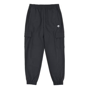 데상트 기모 우븐 카고 팬츠 SP323UPT91BLK