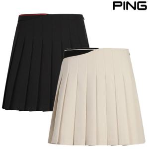 골프양말증정_PBS 여성 허리 시보리 플리츠 큐롯 스커트 121E3PC281