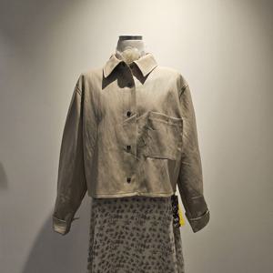 [나인스텝]에코 레더 스냅 자켓N25NJ5306