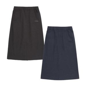 내셔널지오그래픽 N253WSK910 여성 데님라이크 롱 스커트 2종택 1