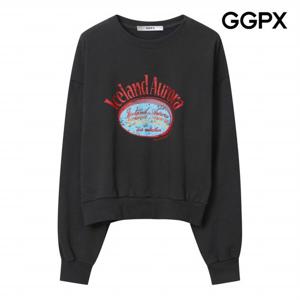 [GGPX] 오로라 프린트 맨투맨 티셔츠 (GP9TS018B)