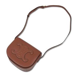 여성 셀린느 스무스 카프스킨 폴코 레더 트리옹프 탄 198263DU3-04LU