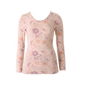 (비너스) 부드러운 번아웃소재 여성 9부 상의내의-VLG6052C