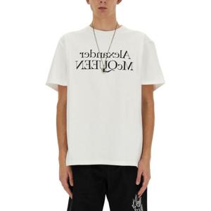 알렉산더 맥퀸 반팔 티셔츠 781977 QTAAZ0909 WHITE