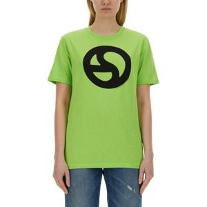 아크네 스튜디오 반팔 티셔츠 CL0265 ABF GREEN