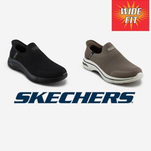 스케쳐스 남성 고워크 아치핏 2.0   와이드  슬립인스   2종   SP0MWCFY052-GD1