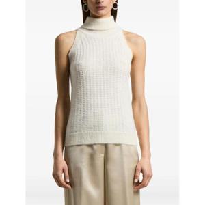 25 FW 페세리코 터틀 넥 민소매 니트 베스트 E98197F079217C TP442876131