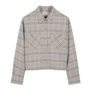 [폴햄]여성 크롭 체크 셔츠 PHE4WC2012